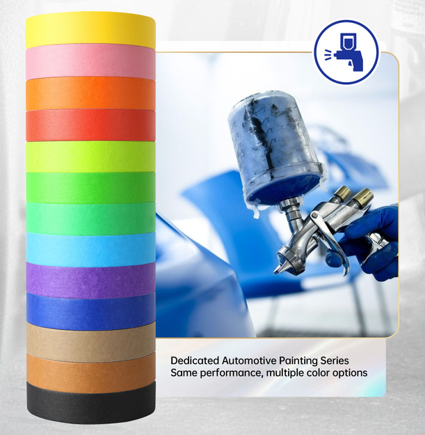  MT63 Series | Automotive Painting Masking Tape, Combining Color & Performance